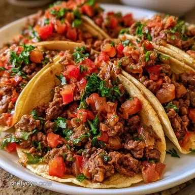 Venison Tacos in 25 Minutes Recipe Card