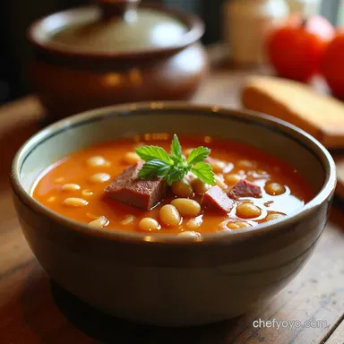 Ultimate Crockpot Smoked Ham Hock Split Pea Soup Recipe Recipe Card