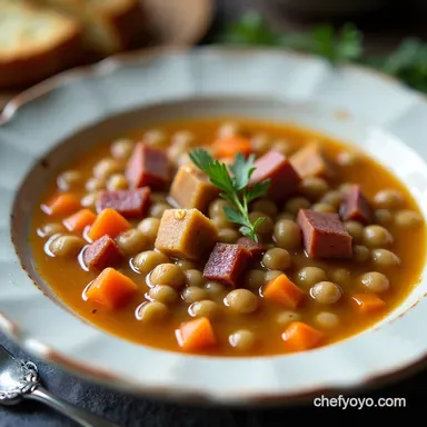 Ultimate Crockpot Smoked Ham Hock Split Pea Soup Recipe