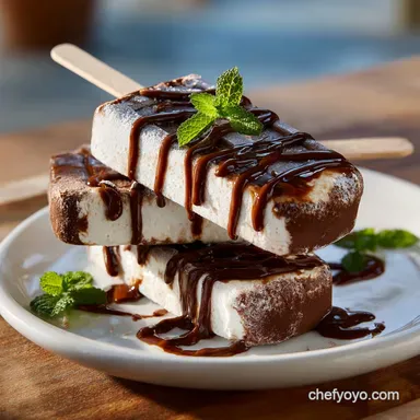 Healthy Greek Yogurt Fudgesicles Creamy ProteinPacked 10Minute Prep Recipe Card