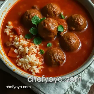 My Hearty Albondigas Soup Recipe: Taste of Mexico! Recipe Card