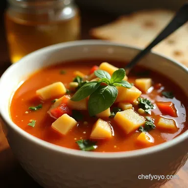 Easy Crockpot Vegetable Soup Recipe Veggie Patch Magic Recipe Card