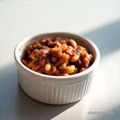 Easy Bean Casserole Recipe Homestyle Comfort Food Recipe Card