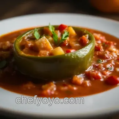 Hearty Stuffed Pepper Soup Recipe: A Cozy Family Favorite Recipe Card