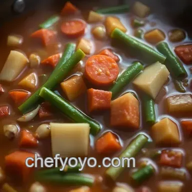 My Go-To Vegetarian Minestrone Soup: A Family Favorite Recipe Recipe Card