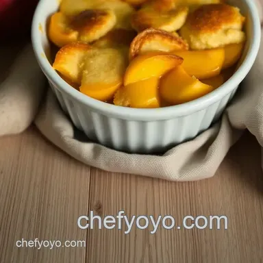Heavenly & Easy Peach Cobbler with Fresh Peaches: A Family Favorite Recipe Card