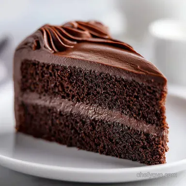 Hershey's Chocolate Cake for 12 Servings Recipe Card