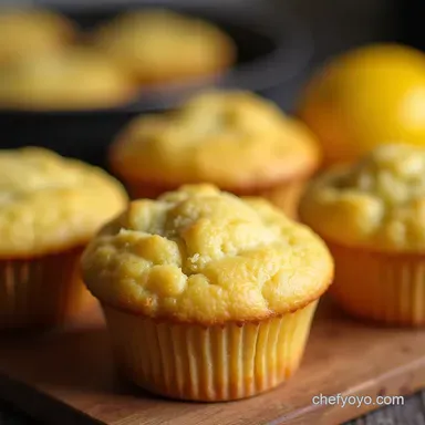 Lemon Poppy Seed Cottage Cheese Muffins Recipe Recipe Card