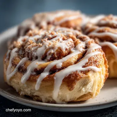 Cinnamon Rolls Recipe: Overnight Prep Recipe Card