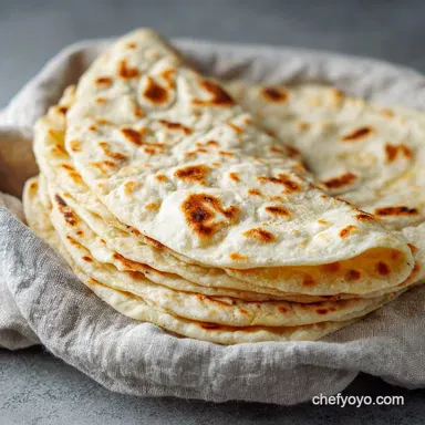 Homemade Flour Tortilla Recipe: Soft and Buttery in 40 Minutes Recipe Card