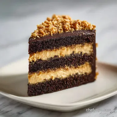 Homemade German Chocolate Cake in 1 Hour 40 Minutes: Tender Recipe Card