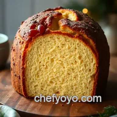 Homemade Panettone: A Taste of Italian Christmas Recipe Card