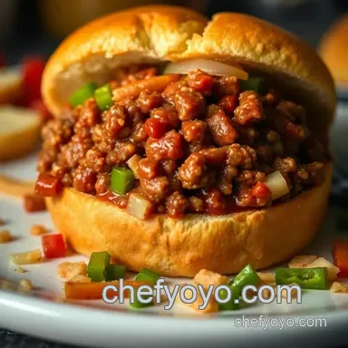 Easy & Delicious Sloppy Joe Recipe from Scratch: A Family Favorite Recipe Card