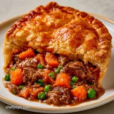 Venison Pie for 6 Servings Recipe Card