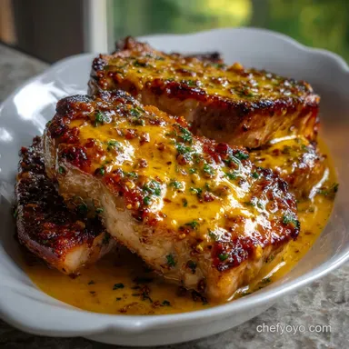 Honey Mustard Air Fryer Pork Chops: Juicy Fast Dinner