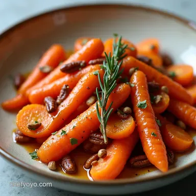 HoneyGlazed Carrots Side Dish Pecan Thyme Perfection