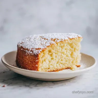 How to Bake a Cake: Moist Vanilla Sponge Recipe for 12 Servings Recipe Card