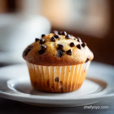 Chocolate Chip Muffin Recipe with Vanilla (35 Min)
