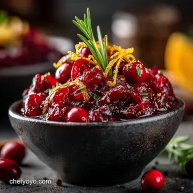 Best Homemade Cranberry Sauce with Orange Zest Cinnamon Recipe Card