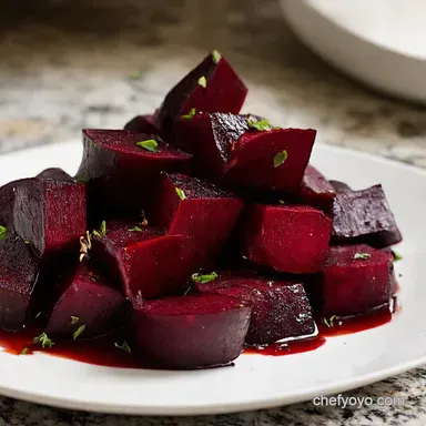 Roasted Beets with Balsamic Glaze My Autumn Fave Recipe Card
