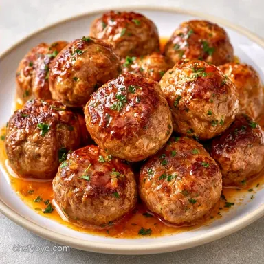Venison Meatballs with Ground Pork