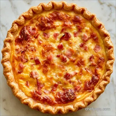 Julia Child Quiche with Turkey Bacon