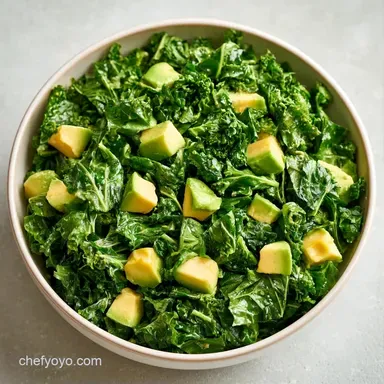 Kale Avocado Salad in 15 Minutes Recipe Card