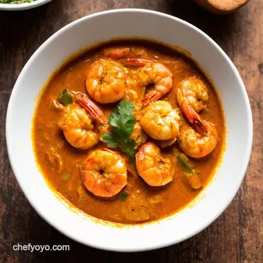 Kerala Shrimp Curry Recipe South Indian Comfort Food Recipe Card