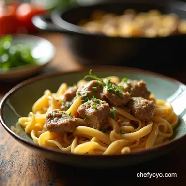 Keto Beef Stroganoff My Creamy Dreamy Low Carb Recipe Recipe Card