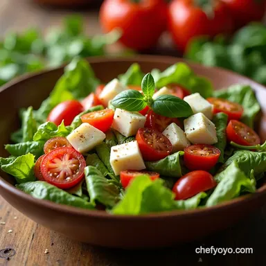 Keto Greek Salad Mediterranean Flavors GuiltFree Recipe Card
