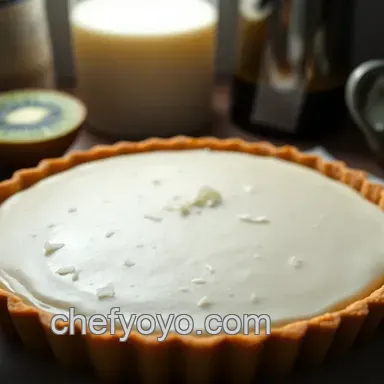 Delicious Kiwifruit Recipes: My Easy Kiwifruit Tart with Coconut Cream Recipe Card