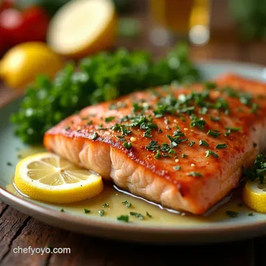 Lemon Herb Salmon A Healthy Mediterranean Recetas Saludables Feast Recipe Card