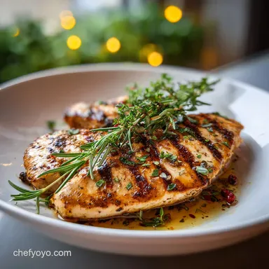 Low Calorie Recipe with Grilled Chicken for 4 Servings Recipe Card