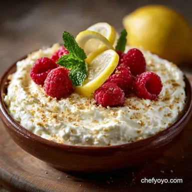 Light and Lemony Cheesecake Dip The Fluffy NoBake 10Minute Dessert Recipe Card