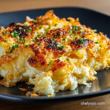 The Proper LightenedUp Cheesy Potato Casserole High Protein Comfort Food