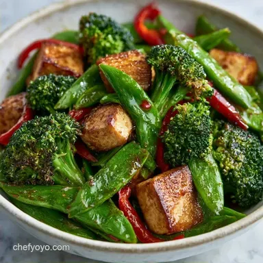 Crispy Low Carb Tofu Stir Fry