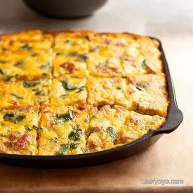 Sausage Frittata Squares MakeAhead Breakfast Bliss Recipe Card