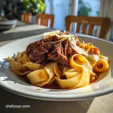 Managed Sunday Ragu Recipe Low Slow Lamb Shoulder for Authentic Comfort Recipe Card