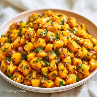 Mango Habanero Salsa in 10 Minutes Recipe Card