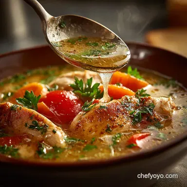 Marry Me Chicken Soup Creamy Comfort in a Bowl Recipe Card