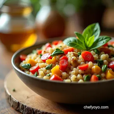 Dietitian Meals Mediterranean Quinoa Bowl Quick Healthy Recipe Card