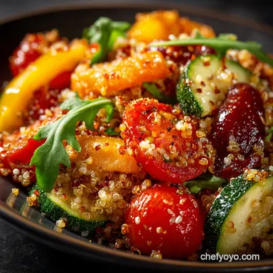 Mediterranean Quinoa My Healthy Summer Salads Secret Recipe Card