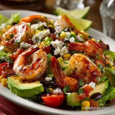 Mexican Shrimp Cobb Salad: The Vibrant Baja Summer Recipe Recipe Card