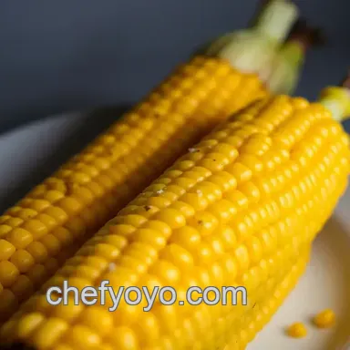 Microwave Magic: Juicy Corn on the Cob in Minutes! Recipe Card