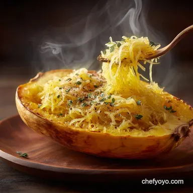 Microwave Spaghetti Squash: Perfectly Fluffy Strands in Under 20 Minutes Recipe Card