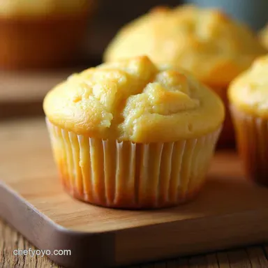 Heavenly Moist Cottage Cheese Lemon Zest Muffins Recipe Recipe Card