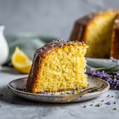 Lemon Lavender Cake Recipe: Baked in 45 Min