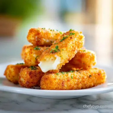 Mozzarella Sticks: Crispy Panko Shell (6 Min Cook)