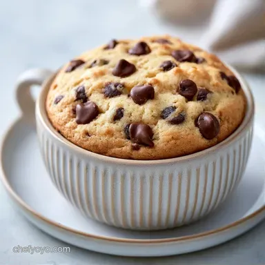 Mug Cake Chocolate Chip Cookie in 6 Min Recipe Card