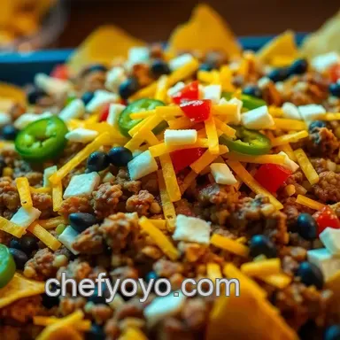 Easy Nachos Recipe: Ultimate Loaded Nachos for Game Day Recipe Card